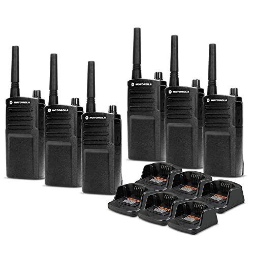 Motorola Solutions 6 x RMU2040 On-Site 2-Way Radio Bundle Black
