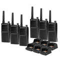 Motorola Solutions 6 x RMU2040 On-Site 2-Way Radio Bundle Black