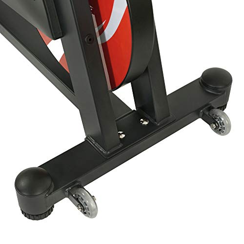 Sunny Health & Fitness Evolution Pro II Magnetic Belt Drive Indoor Cycling Bike Black