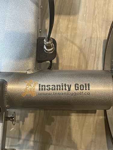 Insanity Golf PXL Electric Golf Push Cart Silver