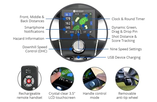 Motocaddy M7 GPS Remote Electric Golf Caddy Black