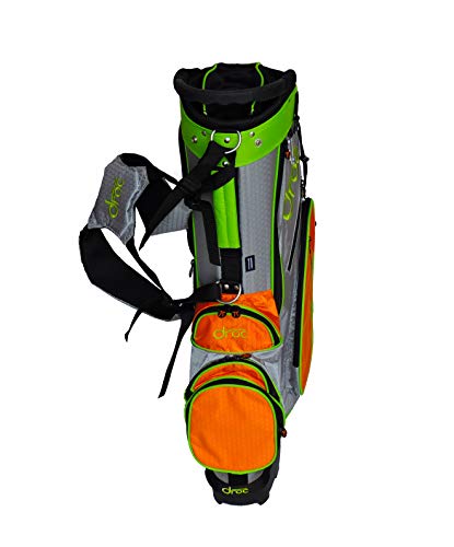 Droc Nikki Series 13-Piece Golf Club Set & Bag Ages 11-14 Right Handed Orange/Green