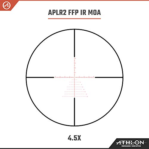 Athlon Optics Ares ETR Riflescope 4.5-30x56 34mm APLR2 FFP IR MOA Reticle Brown