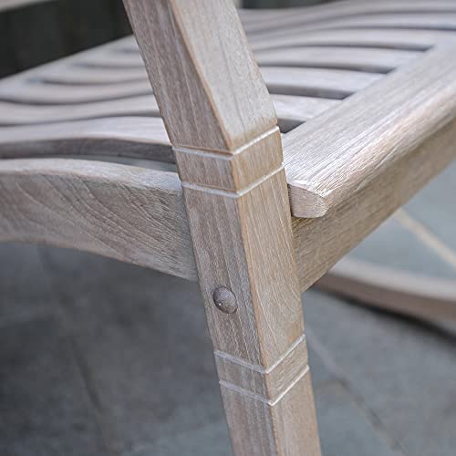 Cambridge Casual Superior Indonesian Arie Rocking Chair Chat Set Weathered Gray