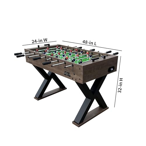 KICK Drias 48" Foosball Table Brown