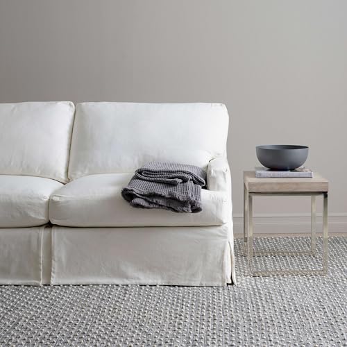 Dash & Albert Handwoven Hobnail Indoor/Outdoor Rug 8x10 Feet Grey