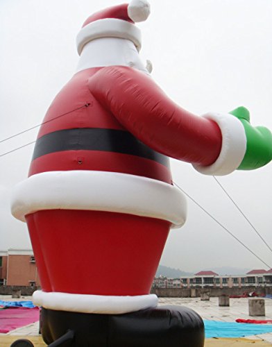 Air-Ads Supplies 13ft Inflatable Santa Claus Yard Decoration Red Green