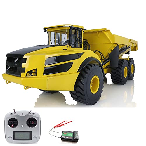 TOUCAN RC HOBBY 1/14 Metal Hydraulic Articulated Truck Dumper Yellow