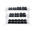 Body-Solid Commercial Round Head Rubber Dumbbell Set (SDPS900)
