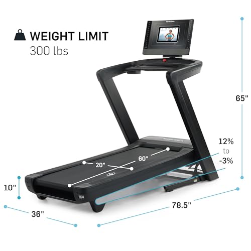 NordicTrack Commercial Series 1250 Incline Treadmill Black