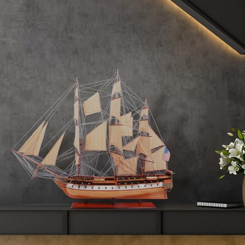 Old Modern Handicrafts USS Constitution Collectible X-Large Red