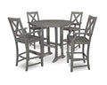 Polywood Braxton Bar Set Slate Grey