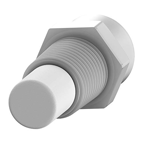 Tefen Plastic Fog Nozzle with Poly Filter Misting 1/8" NPT 1 GPH Grey 1000 Pack