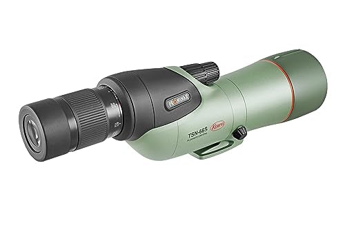 Kowa TSN-66S ZM Set Spotting Scope with Vanguard Vesta GO 264CV12 Carbon Fiber Tripod Green