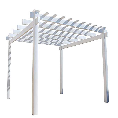 DuraTrel Princeworth Pergola White
