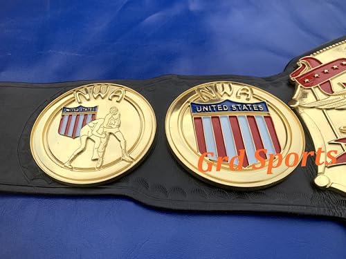 Grd Sports CNC HD NWA United States Heavyweight Wrestling Championship Belt Black
