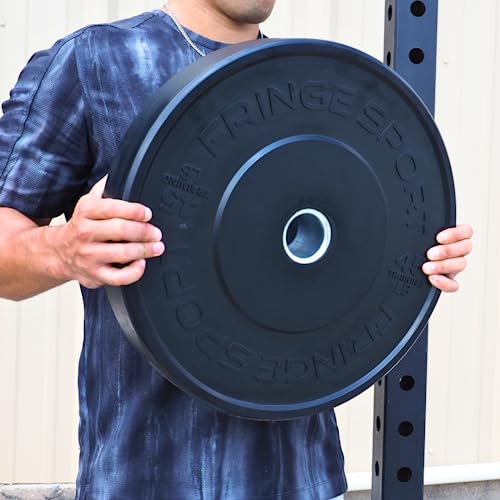 OneFitWonder Bumper Plate Set 370 lbs Black