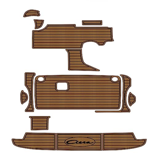 Valman EVA Faux Teak Decking Floor Mat for 2000 Bayliner 2855 Boat - Multiple Color Options