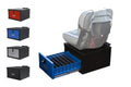 Fish Fighter Guide Series Boat Seat Box with Slide Out Drawer Silver