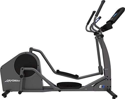 Life Fitness E1 Cross Trainer Elliptical Exercise Machine with Go Console Titanium