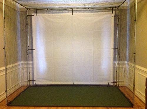 SPECTRUM GOLF SIMULATORS Golf Cage 10x10x5 3/4 inch with Net and Screen