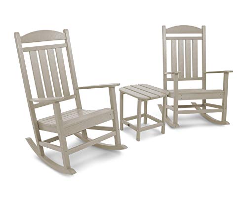 Polywood Presidential Rocker 3-Piece Set Sand