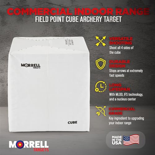Morrell 24" Heavy Duty Commercial Indoor Archery Target 4 Pack White