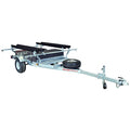 Malone Megasport 2-Boat Bunks Trailer Package Gray