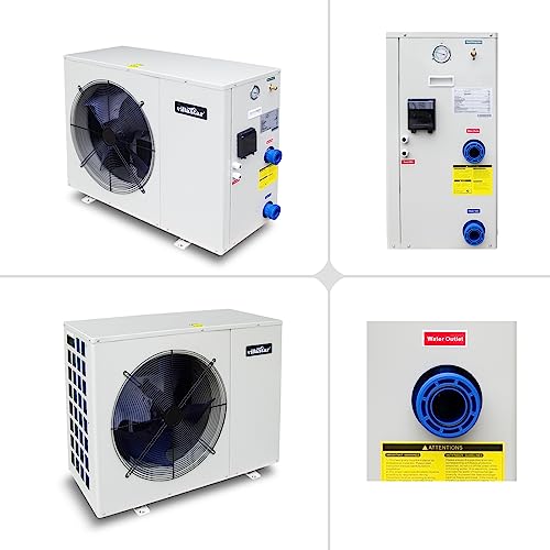 Villastar Inground Pool Heat Pump 68000BTU/hr White