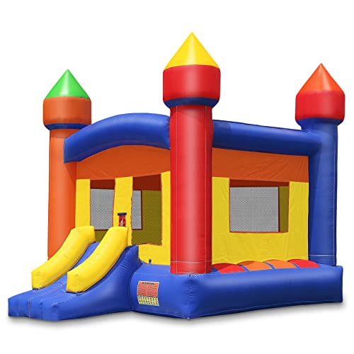 Cloud 9 Commercial Grade Castle Bounce House 13' x 13' Multicolor