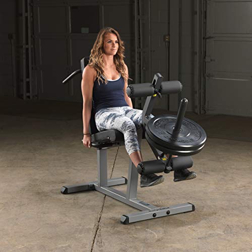 Body-Solid Leg Extension & Leg Curl Machine Grey/Black