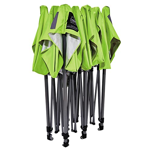 Ergodyne Shax 6015 Heavy Duty Pop Up Canopy Tent 10' x 20' Lime