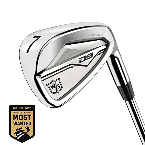 WILSON Wilson Staff D9 Forged Men's Steel Golf Irons Left Hand Stiff 5-PW GW Silver