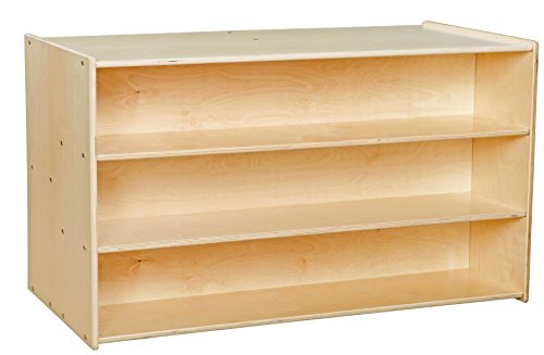 Contender 2-in-1 Mobile Bookcase Unit with 12 Slots Natural