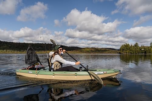 Pelican Sentinel 100X Angler Fishing Kayak Khaki Camo