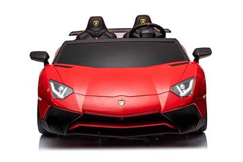 Freddo 24V Lamborghini Aventador Brushless 2-Seater Ride-On Car Red