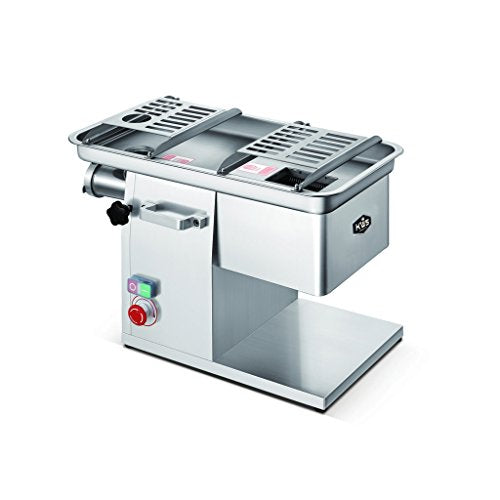 KWS KitchenWare Station 1950W Electric 3mm Fresh Meat Cutter and Grinder Stainless Steel
