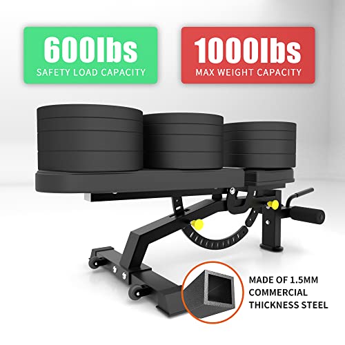 IFAST Power Cage with LAT Pull down System, Squat Rack, Weight Bench, 370lbs Weight Plates