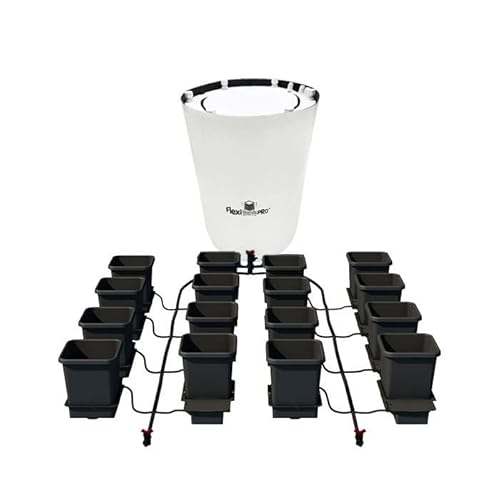 AutoPot 16 Pot Hydroponic System with AIRBASES & AIRDOMES Black
