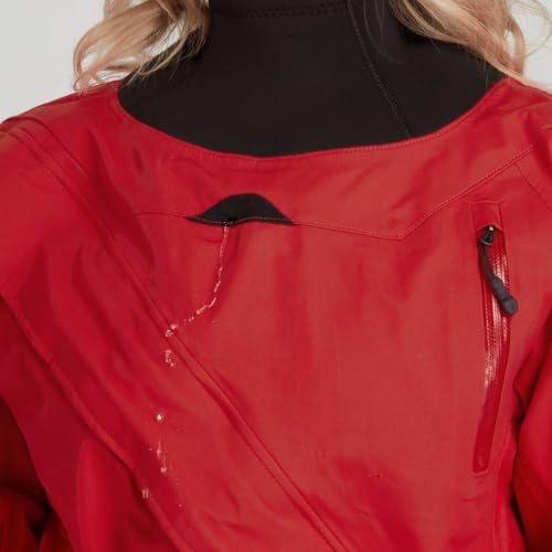 NRS Women's Foray Drysuit Red M
