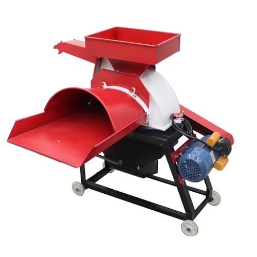 INTSUPERMAI Grass Chopper Pulverizer 220V Red