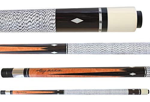 George Balabushka Billiard Pool Cue: Birdseye Maple Forearm, African Ebony Splice
