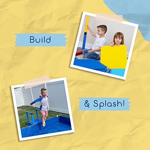 Funphix Buildable Plastic Kiddie Pool for Kids Ages 8-12