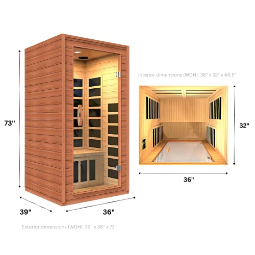 Dynamic Saunas Avila Low EMF FAR Infrared Sauna - Curb Side Delivery