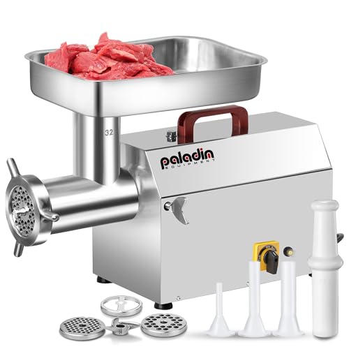 Paladin Equipment 32" Electric Commercial Meat Grinder Machine Silver
