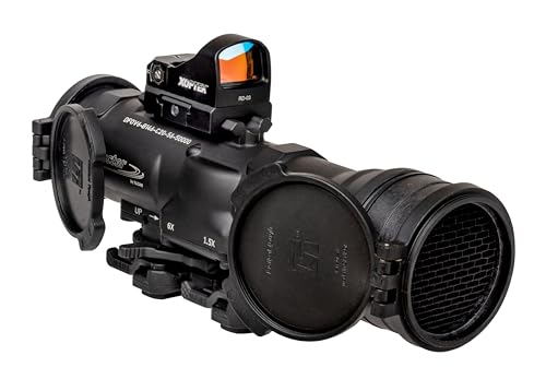 Elcan Specter DR Dual Role Optical Sight 1.5x/6x with 3MOA XOPTEK Micro Reflex Sight Black
