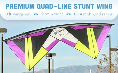 Revolution Reflex XX Sport Wing Kite with Accessories Purple/Lime