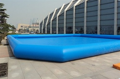 INTBUYING Inflatable Water Pool Blue