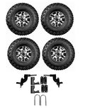 3G Lift Kit Combo for EZGO RXV Golf Carts 2013.5 & Up with 10" Wolverine Wheels