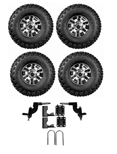 3G Lift Kit Combo for EZGO RXV Golf Carts 2013.5 & Up with 10" Wolverine Wheels